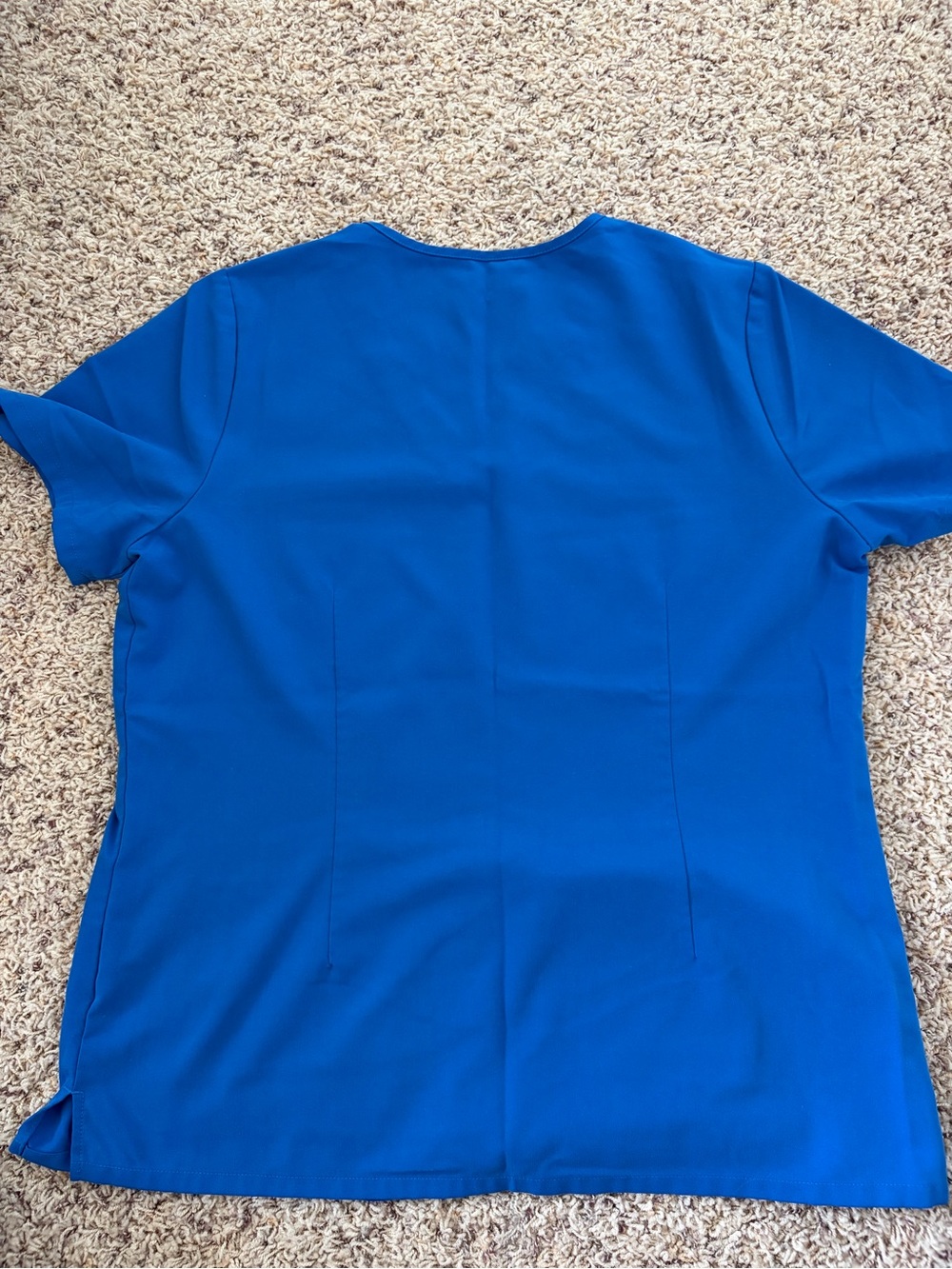 Figs Casma scrub top, large, royal blue - Picture 2 of 4